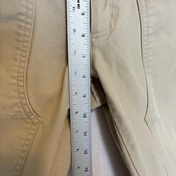 Patagonia womens cream double canvas casual outdoor work low rise pants size 8 - Picture 3 of 12